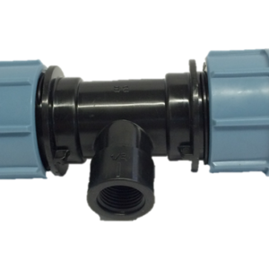 PP T-Stück mit Innengewinde, DVGW, Typ Unidelta - 32 mm x 3/4" x 32 mm